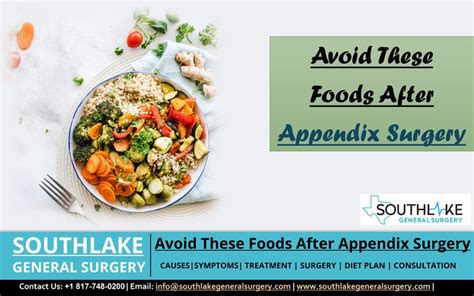 What not to eat with no appendix?